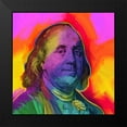 thumbnail image 2 of Green, Howie 20x20 Black Modern Framed Museum Art Print Titled - Ben Franklin Pop Art, 2 of 5