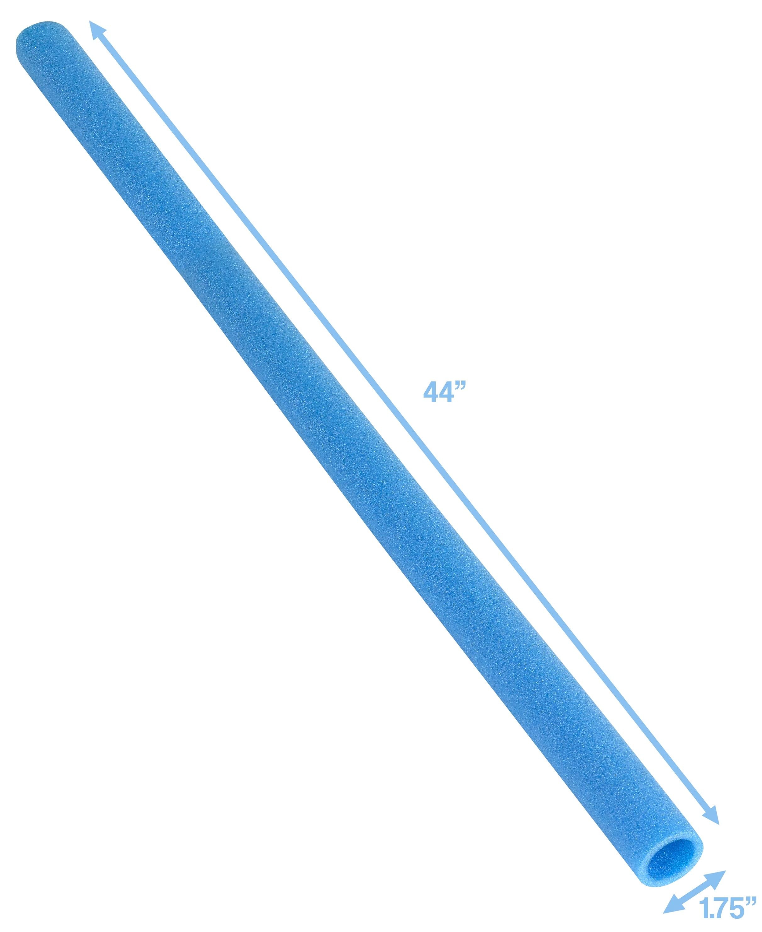Machrus Upper Bounce 44 Inch Trampoline Foam Pole Sleeves - Fits 1.75 inch Diameter Pole - Safety Enclosure Pole Sleeves - Protective pole pad - Trampoline Pole Insulation Padding Foam Tube - Set of 8