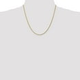 thumbnail image 3 of Auriga Fine Jewelry 14K Yellow Gold 1.75 mm Diamond-cut Rope Chain Necklace for Women 20", 3 of 6