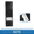 thumbnail image 4 of Interruptor de ventana eléctrica Unique Bargains No.935702H1109P para el lado del conductor delantero izquierdo del Hyundai Elantra 2007-2010 Negro, 4 of 7