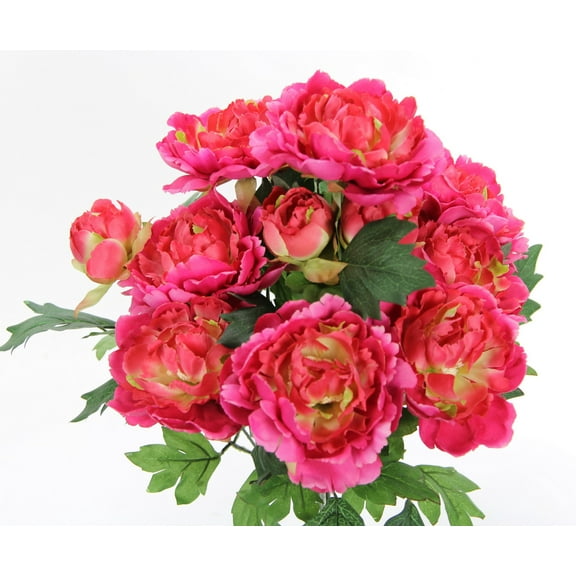 Artificial Spring Mixed Flower 11 stem Peony Bush , ABN1B013-BT