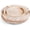 White Onyx, variant on Radicaln Marble Bowls Set of 3 Handmade Cream Onyx Mixing Bowls & Plate Set for Kitchen and Dining - Small Serving Dishes, Mini Bowl, Marble Sauce Dish