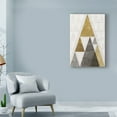 thumbnail image 3 of Trademark Fine Art 'Mod Triangles III Gold' Canvas Art by Michael Mullan, 3 of 3