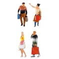thumbnail image 1 of 4/juego de Personajes 1:64, Diseño de Personas para Caja de Cerillas, Accesorios de Juguetes para Sunnimix Figuras de dioramas, 1 of 8