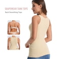 thumbnail image 5 of MISS MOLY Shapewear Camisoles for Women Padded Tummy Control Tank Tops Square Neck Yoga Tops, 5 of 5