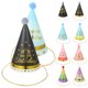 thumbnail image 1 of 10 Uds sombrero de cumpleaños sombrero de fiesta sombrero de papel tocado de fiesta cumpleaños de niños, 1 of 7