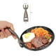 thumbnail image 1 of de hierro o de 8 "/ 10" / 12 " para restaurante na Accesorio de sartén para asar 10 pulgadas Soledad Plato de carne de hierro fundido, 1 of 10