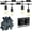 A, variant on Bag Hook Hooks for Outdoor String Lights 10Pcs Outdoor Light Clips with Adhesive Strips Wall Clips Wire Holder Outdoor Light Hooks for Indoor Outdoor Party Decor Christmas Halloween Festi