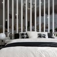 thumbnail image 1 of 10pcs Long Rectangle Bar Mirror Wall Sticker,Removable Home Decor,Modern Acrylic Wall Border Decal TV Background, 1 of 3