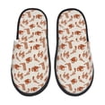 thumbnail image 1 of Fotbe Cowboy Western Pantuflas Peludas para Mujer con Estampado, Zapatillas de Peluche, Zapatos de Invierno para Casa, Uso Interior y Exterior-Medium, 1 of 8