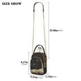 thumbnail image 2 of FORMRS Crossbody Bag for Women Quilted Travel Shoulder Cell Phone Purse with Chain Strap Handbag, Retro Halloween Cat, 2 of 7
