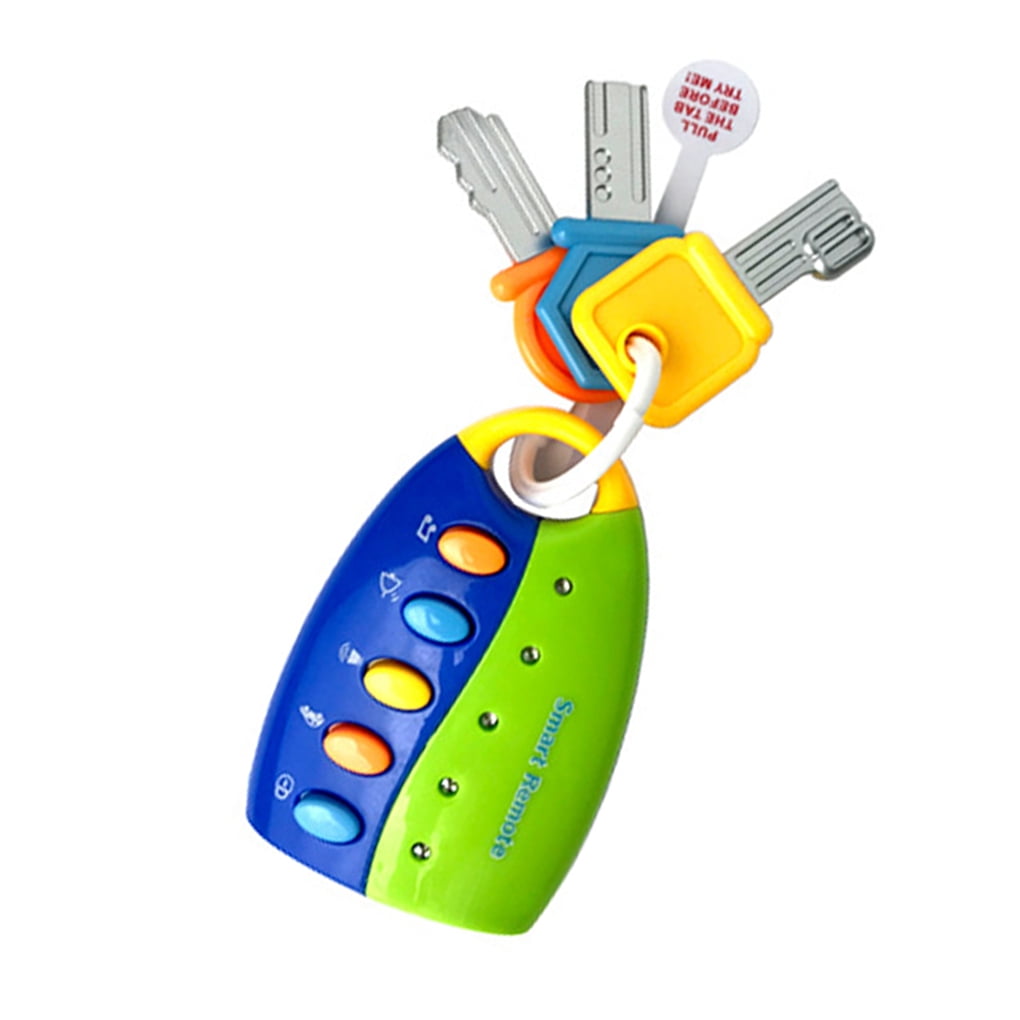 ToyWorld Children Simulation Remote Control Car Key Lock Toy Lighting Music  Baby Preschool Educational Toys - Walmart.com