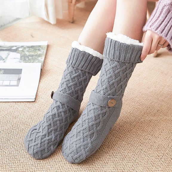 LEORX Festive Socks for Women Wine Red 1 Pair