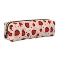thumbnail image 1 of Balery Red Ladybug Estuche de Lápices de Cuero Impreso, Estuche para Suministros de Arte, Estuche de Lápices con Cremallera, Estuche de Almacenamiento de Papelería, 1 of 7