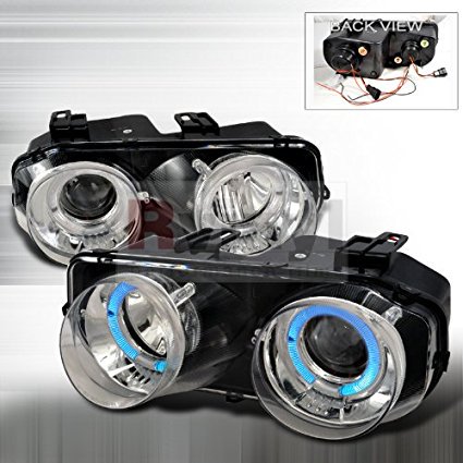 Acura Integra 1994 1995 1996 1997 Doors Dual LED Halo Projector