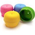 thumbnail image 2 of SHAR Couvercles de Paille en Silicone Réutilisables pour Voyage - Sans BPA, Anti-Fuite, Lot de 4 (Rose, Jaune, Vert, Bleu), 2 of 5