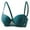 c01Green, variant on Women Underwire Bra Simple Style Soft Fabric Lace Trim Adjustable Support Thin Bras Comfortable Lingerie for Daily Wear Yellow 40
