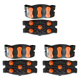 thumbnail image 1 of DQrwqpou Clavos Escalada 5 Pernos Antideslizantes Unisex Con Cadena para Exteriores para Zapatos (negro Naranja), 1 of 2