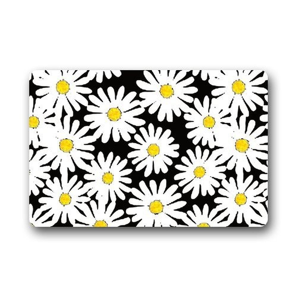 WinHome Daisy Doormat Floor Mats Rugs Outdoors/Indoor Doormat Size ...