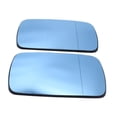 thumbnail image 3 of 2 piezas de vidrio de espejo con calefacción para vehículos, componente automático, vidrio tintado azul para B5 Series E39 1995-2000 Sedán y Touring, 3 of 8