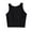 Black, variant on Xixinqiwan No Boundaries Women Tops ,Womens Ribbed Crop Tank Top Sexy Racerback Crop Top Classic Basic Double Layer Cute Cami Tank