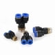 thumbnail image 5 of 2pcs PX Serie Hilo masculino Piezas neumáticas de latón de plástico Y Tipo 3 Formas de accesorios AIR AIR AIR AIR ELEMENTO DE CONECTOR DE AZUL ONE TOUCH PUSH, 5 of 6