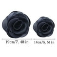 thumbnail image 6 of Soumake Formal Occasion Corsage French Style Big Camellia Mesh Fabric Bride Groom Wedding Brooch Prom Party Banquet Dress Suit Coat Brooch Clothes Diy Applique Patch, 6 of 8