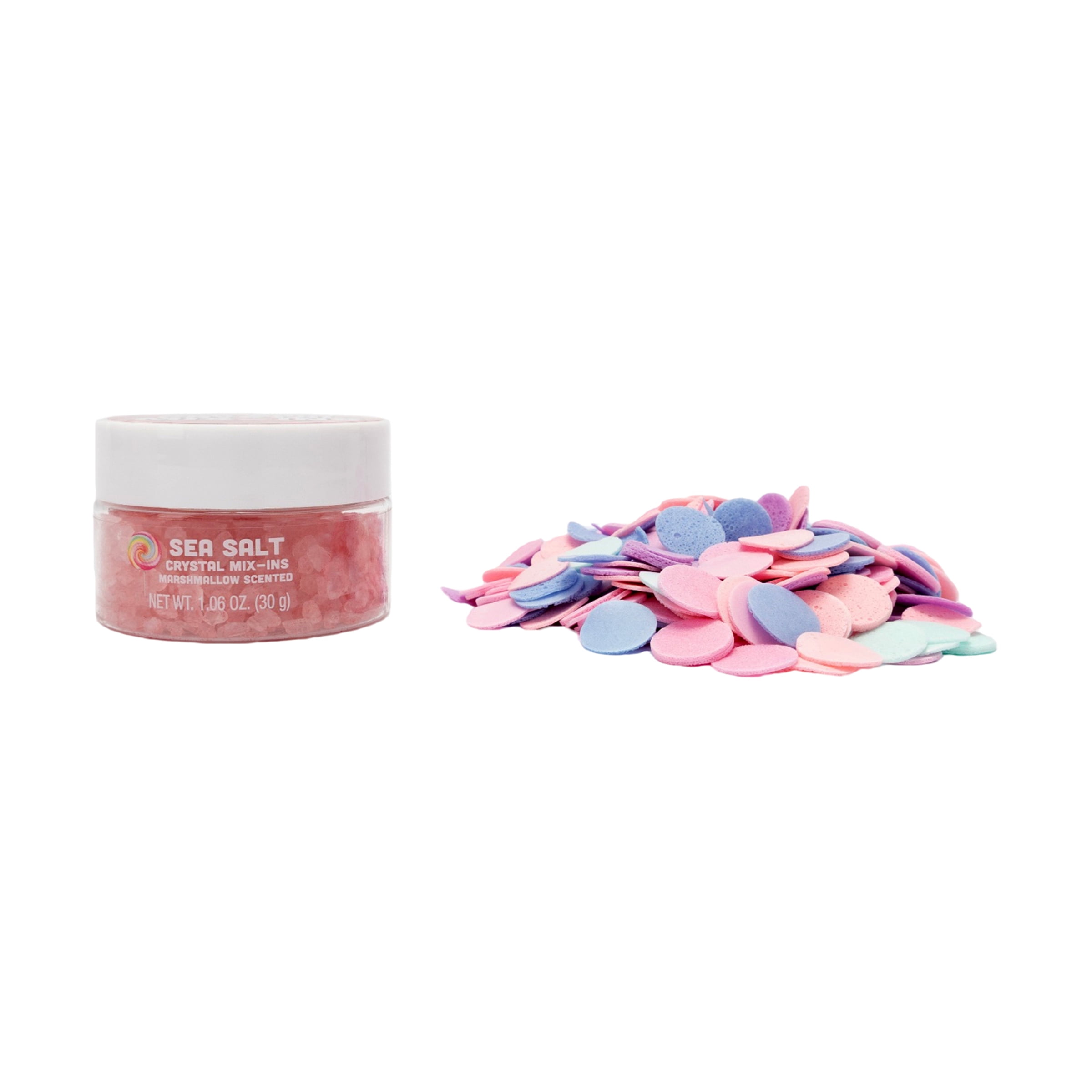 Taste Beauty Kawaii Sweets Bath Time Slime Soap with Mix-Ins Set, Marshmallow Scent, 4 Pieces