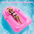 thumbnail image 2 of Flota inflable para broncearse en piscina y salón, MoKo, con barra de hielo y portavasos, 2 of 7