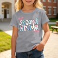 thumbnail image 4 of Boys & Girls Crew Neck Short Sleeve T-Shirts,Comfortable Breathable Casual Tops for Daily Back-to-School Outfits, 4 of 4