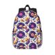 thumbnail image 1 of Easygdp record rock Skull star Mochila Ligera de 15 Pulgadas para Estudiantes, Mochila Cómoda para la Escuela y Viajes, Correas Ajustables, 1 of 6