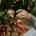 thumbnail image 3 of Listado Adornos Navideños De Acrílico Personalizados Con 26 Letras Para Árbol De Navidad, Con Símbolos Navideños Clásicos Para Decorar El Hogar Y El Árbol, Rojo_P, 10cm (1 Unidad) Rkxzt, 3 of 9
