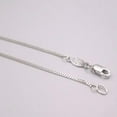 thumbnail image 4 of K-KED Real Pt950 Pure Platinum 950 Necklace For Women 1mm Thin Curb Link Chain 16-18in-17in, 4 of 9