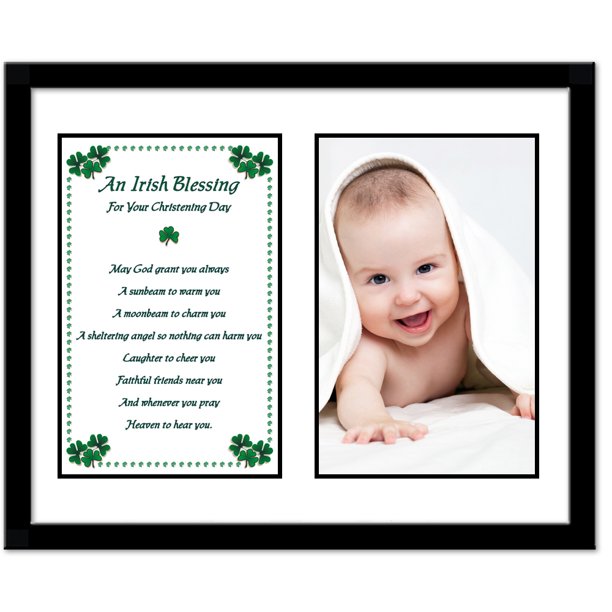 Irish Christening Gift for Baby Boy or Girl Irish Blessing 8x10 Inch