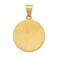 thumbnail image 4 of 14k Yellow Gold Saint Anthony Medal Hollow Pendant Charm, 4 of 4