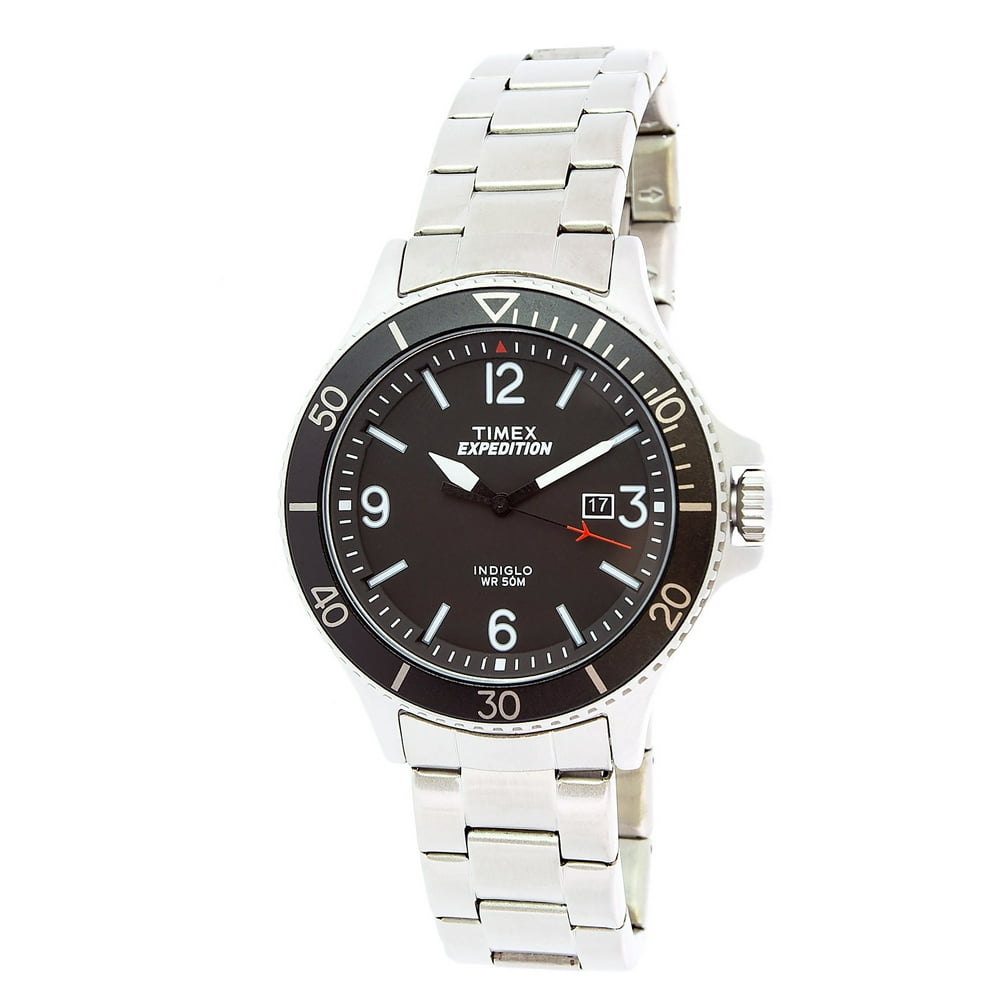 Timex - Timex Men's Expedition Ranger TW4B10900 Silver Stainless-Steel Analog Quartz Fashion