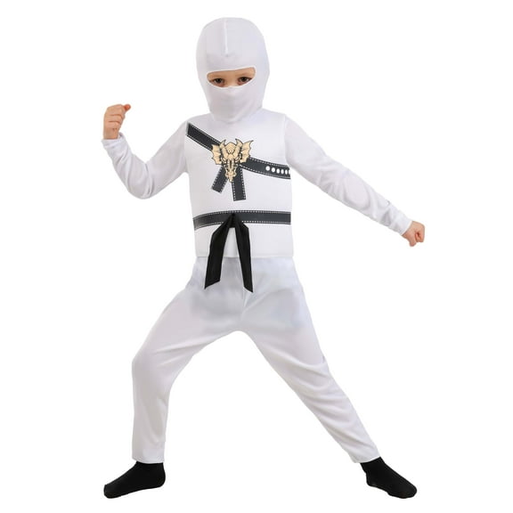Toddler White Ninja Master Costume