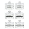 thumbnail image 1 of Shisuyan Flameless Tea Light Candles Transparent 6Set For Indoor Use, 1 of 8