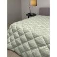 thumbnail image 2 of Abstract Down Alternative Comforter, Intertwined Circular Elements in Monochrome, Microfiber Quilt for All Season, 5 Sizes, Night Blue Pale Blue, by Ambesonne, 2 of 3