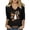A42 Black, variant on JOANKDMI Funny Witch Broom Graphic V Neck Top Women Let's Ride Girls Letter Print Chic Casual Shirt for Halloween Party Dress Up Outfit Novelty Festival Apparel