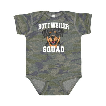 

Inktastic Dog Rottweiler Squad Gift Baby Boy or Baby Girl Bodysuit