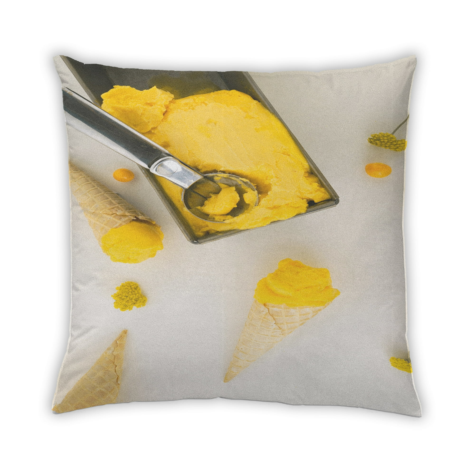 Ahgly Company Foods Ice Cream Indoor Throw Pillow 18 Inch By 18 Inch Other 18 X 18