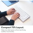 thumbnail image 5 of Macally Wireless Mechanical Keyboard for Mac | Compatible Bluetooth Apple Keyboard (75% Size, Blue Tactile Switches)  Compact, Multi Device, Backlit for MacBook Pro/Air, iMac, Mac Mini/Pro, 5 of 7