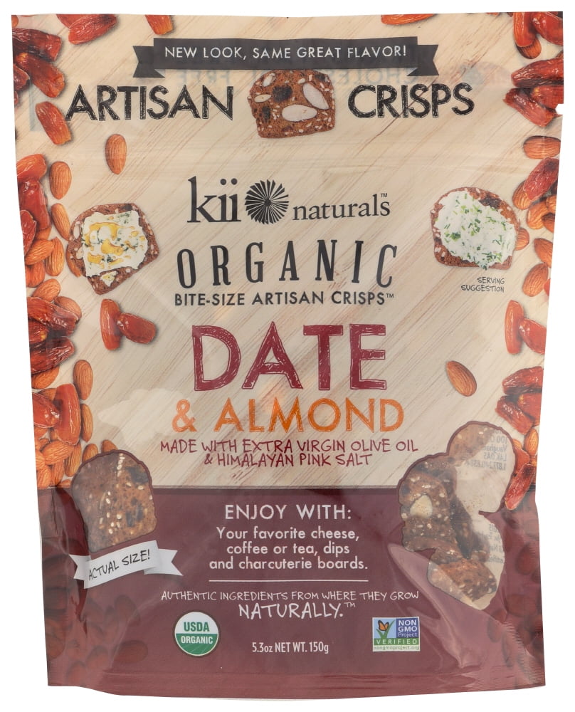 Kii Naturals Date Almond Bite Size Crisps 5 3 Oz Walmart Com Walmart Com Kii Naturals Date Almond Bite Size Crisps 5 3 Oz Walmart Com Walmart Com