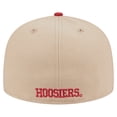 thumbnail image 4 of Men's New Era  Khaki Indiana Hoosiers Two-Tone 59FIFTY Fitted Hat, 4 of 5