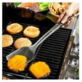 thumbnail image 5 of 8-Piece BBQ Grill Tool Set with 18" Grill Spatula, 18" Locking Tongs, 17" Silicone Basting Brush, 18" Grill Fork, and Four 15" Flat Skewers, Heat-Resistant, Soft-Grip, Non-Slip Handles, 5 of 5