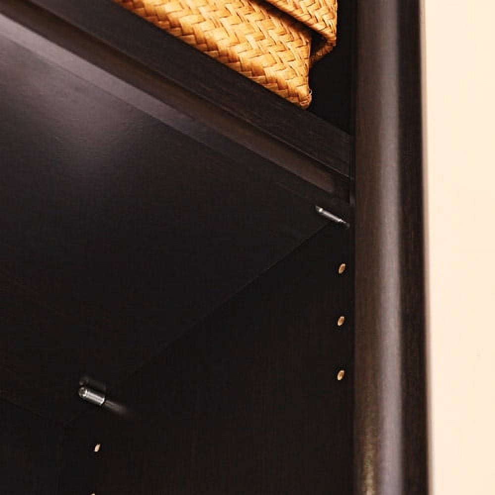 Better Homes & Gardens 71" Ashwood Road 5 Shelf Bookcase, Black Finish