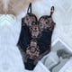 thumbnail image 1 of Mono moldeador de cuerpo, ajustado, con soporte para pecho pequeño, ropa interior de encaje sexy y transpirable, 1 of 6