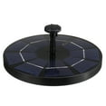 thumbnail image 2 of 3W Solar Fountain Pump, 240L/H Solar Water Pump Floating Fountain built-in 1200mAh Battery, with 6 Nozzles, for Bird Bath, Fish tank, Pond or Garden Decoration solar aerator pump, 2 of 8