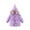 Purple, variant on CLOISE Kids Puffer Jacket Girls with Hood Long Fleece Lining Pockets Winter Coats Purple 90-110